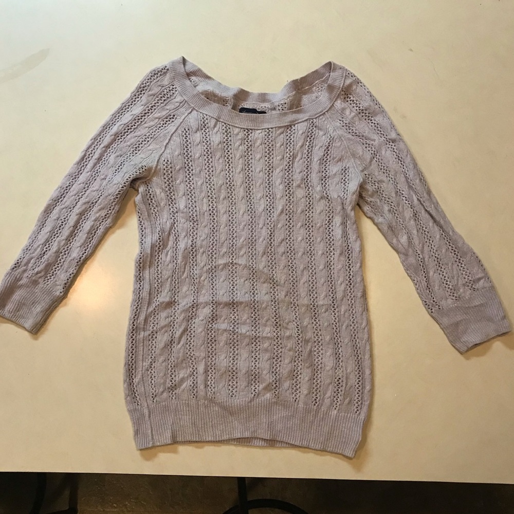 American Eagle Knit Cable Sweater